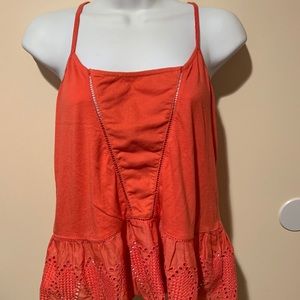 Peplum Racerback Top